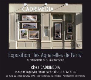 Les Aquarelles de Paris