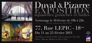 Exposition des œuvres de Pizarre et de Thierry DUVAL