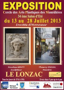 Invité d'honneur au 34eme Salon d'Eté du Lonzac Invité d'honneur au 34eme Salon d'Eté du Lonzac