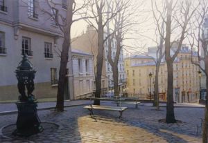 Voir le détail de cette oeuvre: Crépuscule sur Montmartre