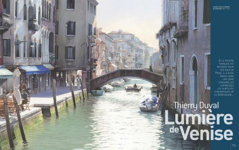 Article dans le magasine l'Art de l'Aquarelle N°16